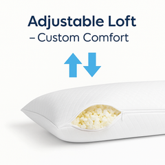 Magic Cooling Adjustable Shredded Memory Foam Body Pillow