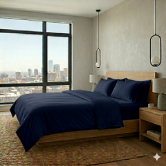 Navy Blue | On-bed